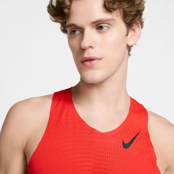 NIKE: Men's AeroSwift Dri-FIT ADV Singlet - Picture 1 of 10